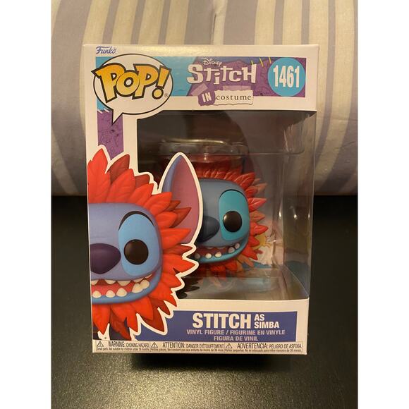 Funko Pop Disney:  Stitch In Costume - Stitch As Simba - Picture 1 of 6